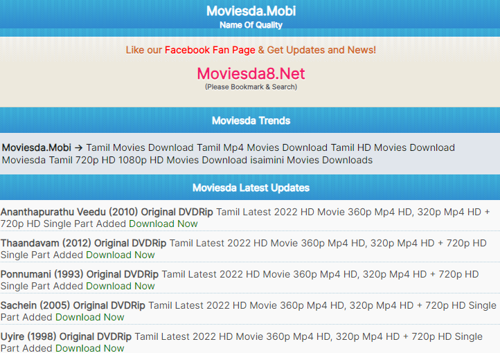 Moviesda: Unraveling the World of Online Movie Piracy